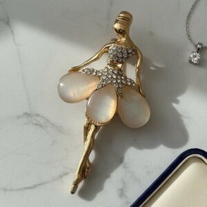Elegant Ballerina Brooch